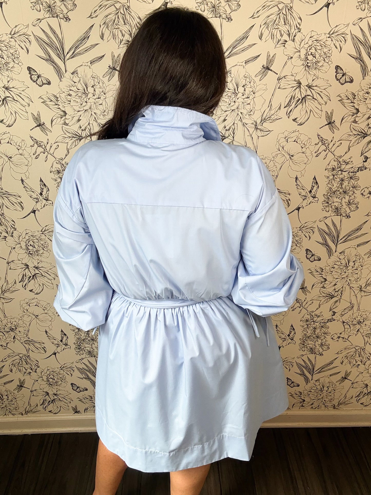 Side Not Chambray Mini Dress