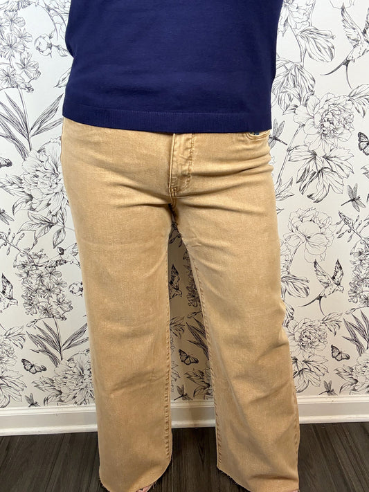 Chestnut/Gold Meg Wide Leg KUT from the KLoth