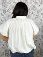 After Hours Pleated Blouse | Ecru
