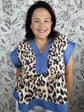 slate blue leopard top THML