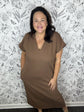 Mocha Muse Midi Dress