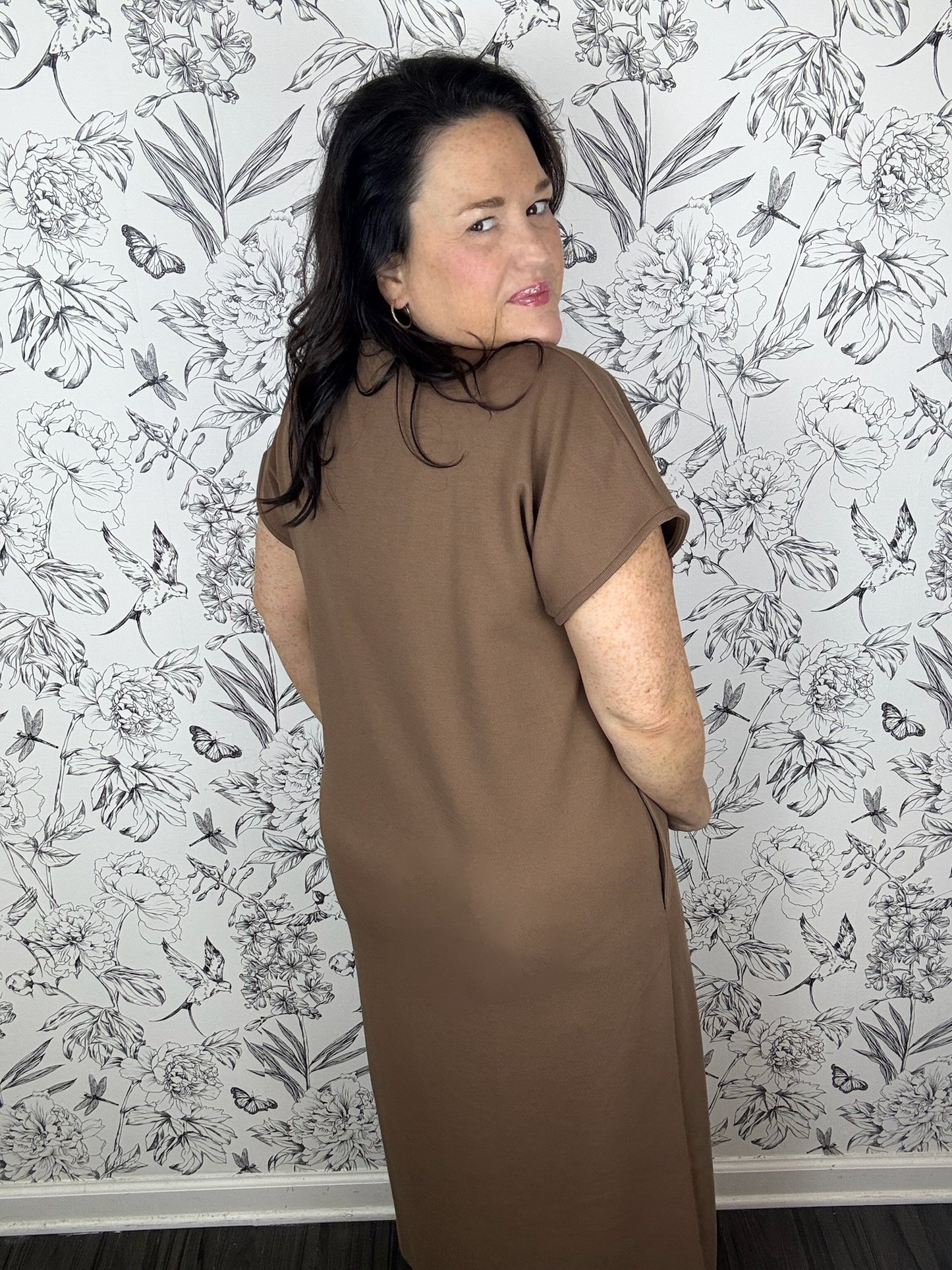 Mocha Muse Midi Dress