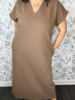 Mocha Muse Midi Dress
