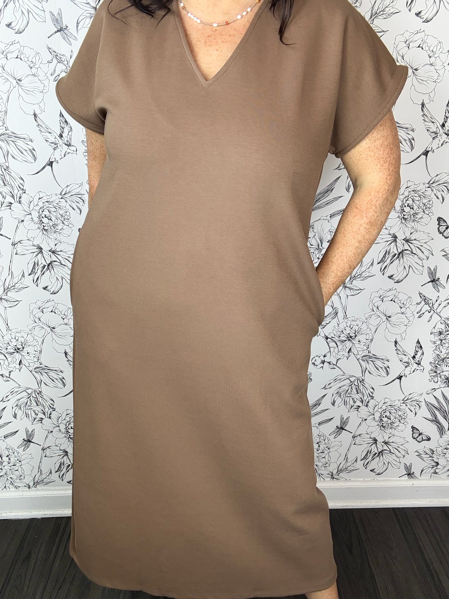 Mocha Muse Midi Dress