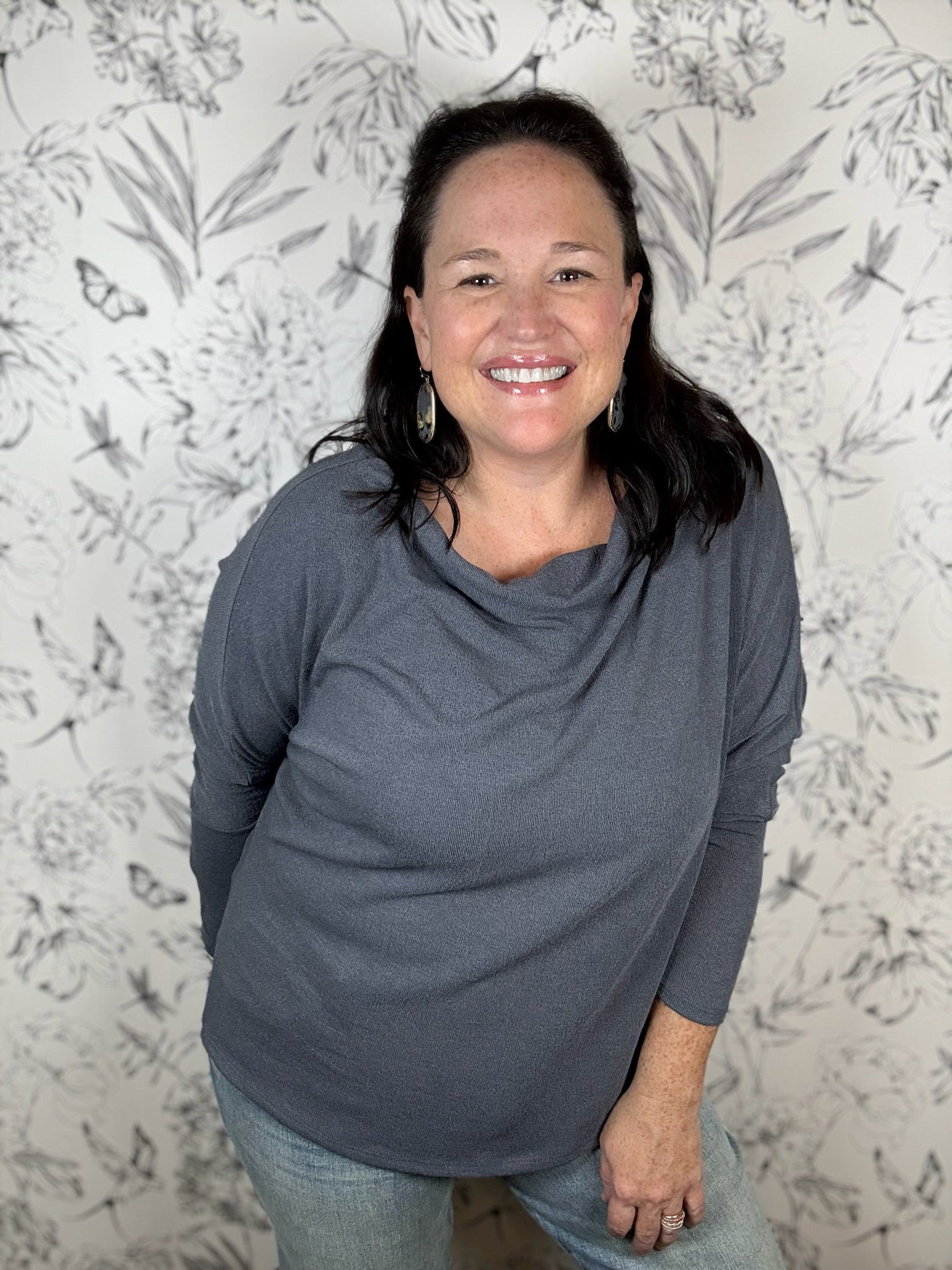 The Anywhere Top Grey - Best & Co. Boutique