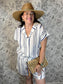 Monoco Stripe Boxy Top