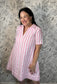 Pink Piper Stripe Mini