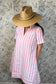 Pink Piper Stripe Mini