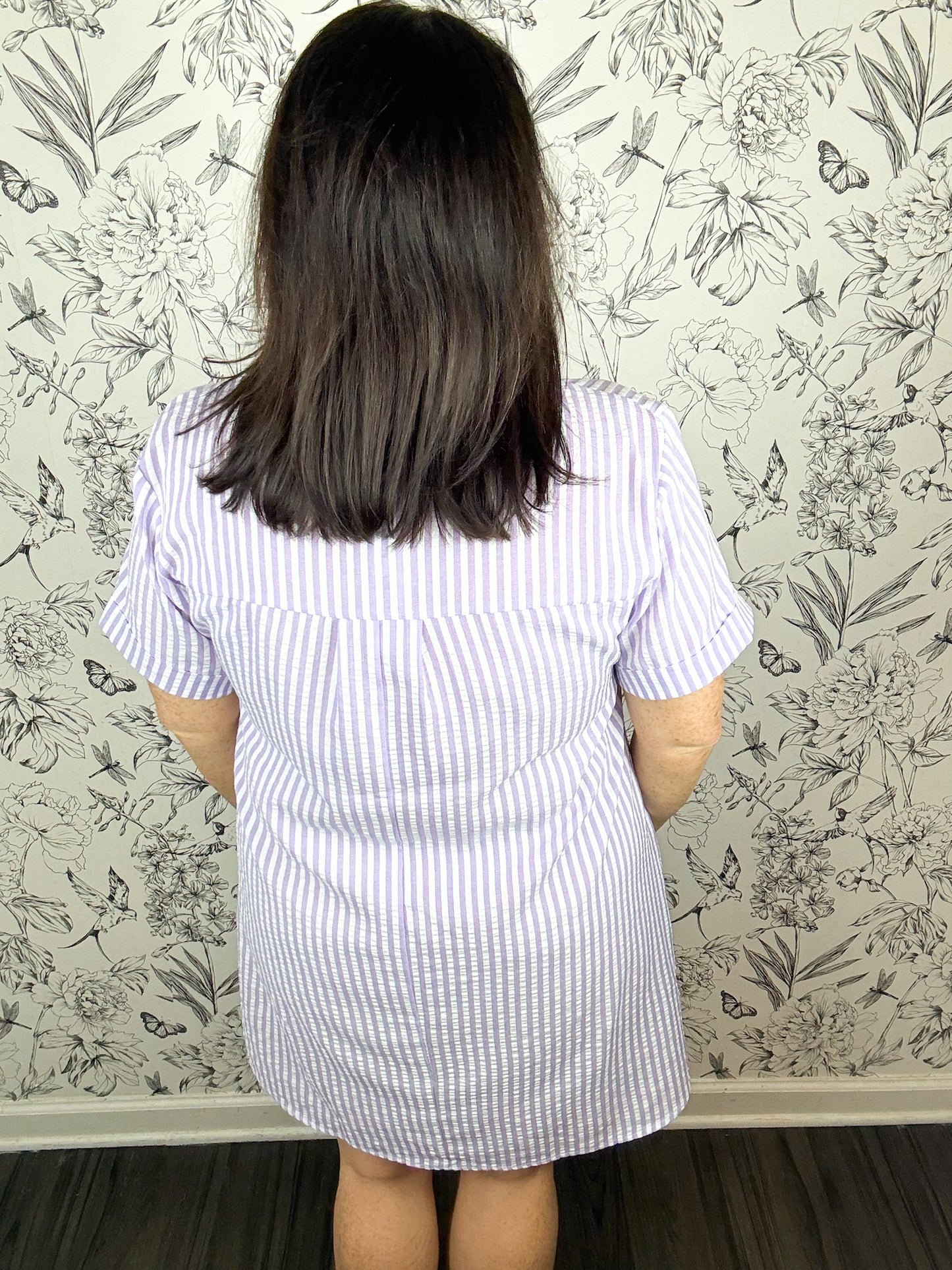 Geaux Time Striped Dress