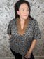 Savanna Leopard and Leather Top