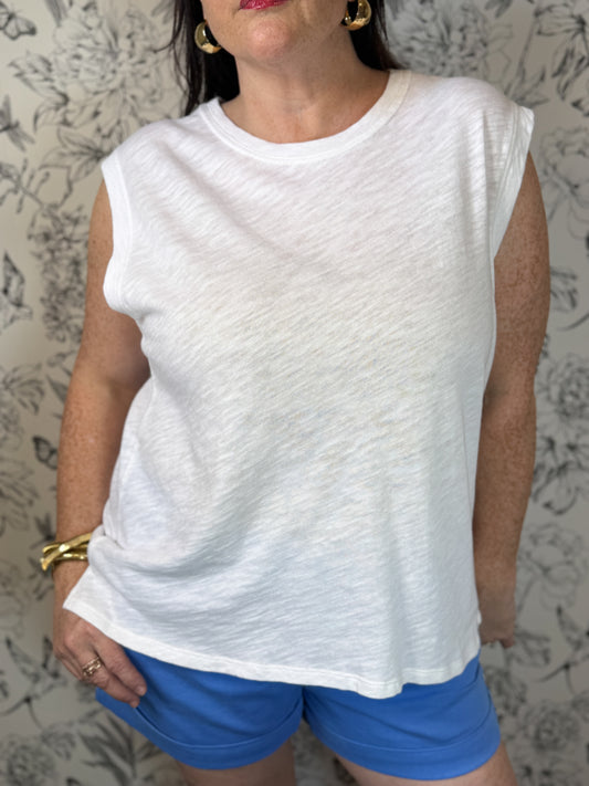 white sun washed muscle tank Dear John