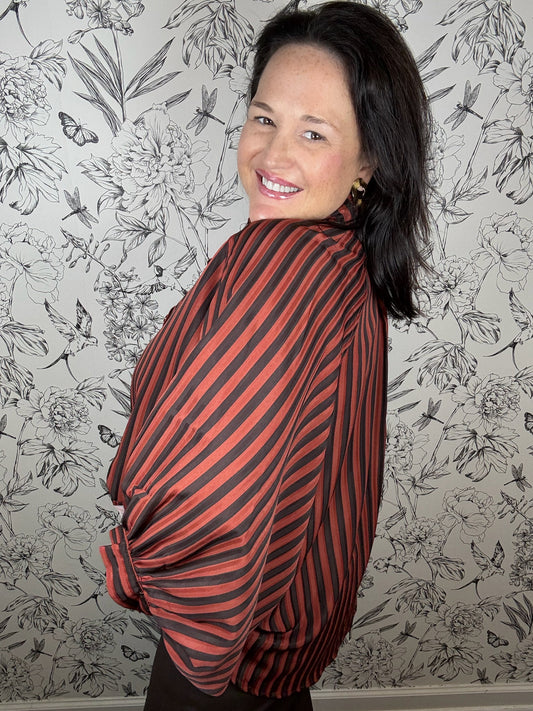Autumn Stripes Blouse