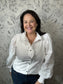 White embroidered blouse ENTRO