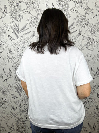 Sutton Boxy Tee | White