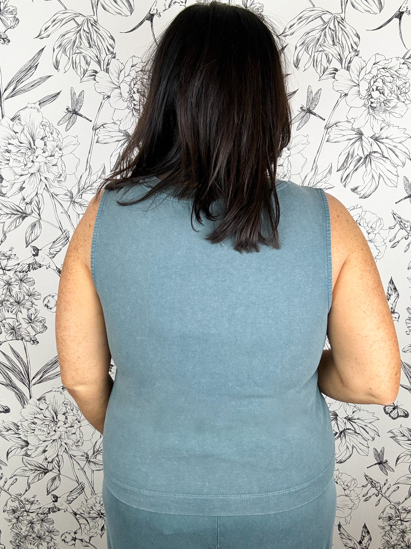 Sloane V-Neck Jersey | Emerald Cove