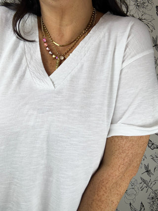 Sutton Boxy Tee | White