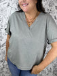 Sutton Boxy Tee | Moss