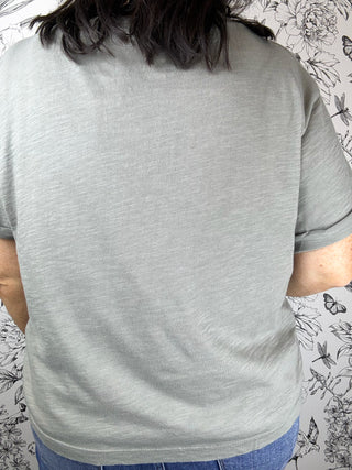Sutton Boxy Tee | Moss