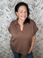 Brown Modal Blouse ENTRO