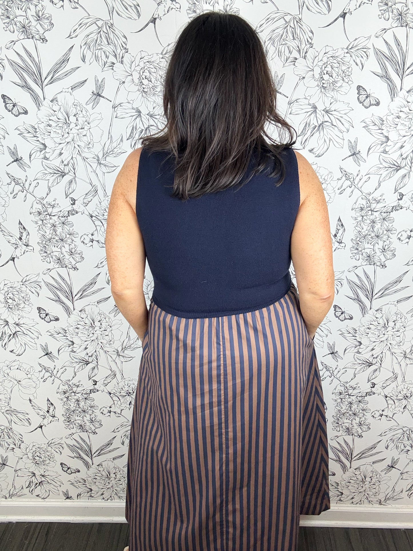Changing Seasons Striped Midi