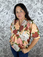 Autumn Bloom Smocked Blouse