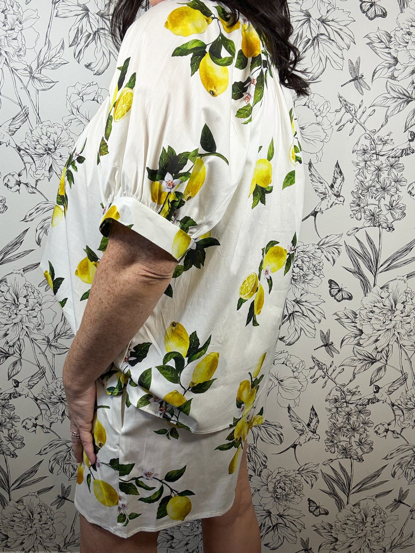 Amalfi Lemon Print Shorts