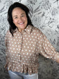 Soft Spot Vintage Polka Dot Blouse