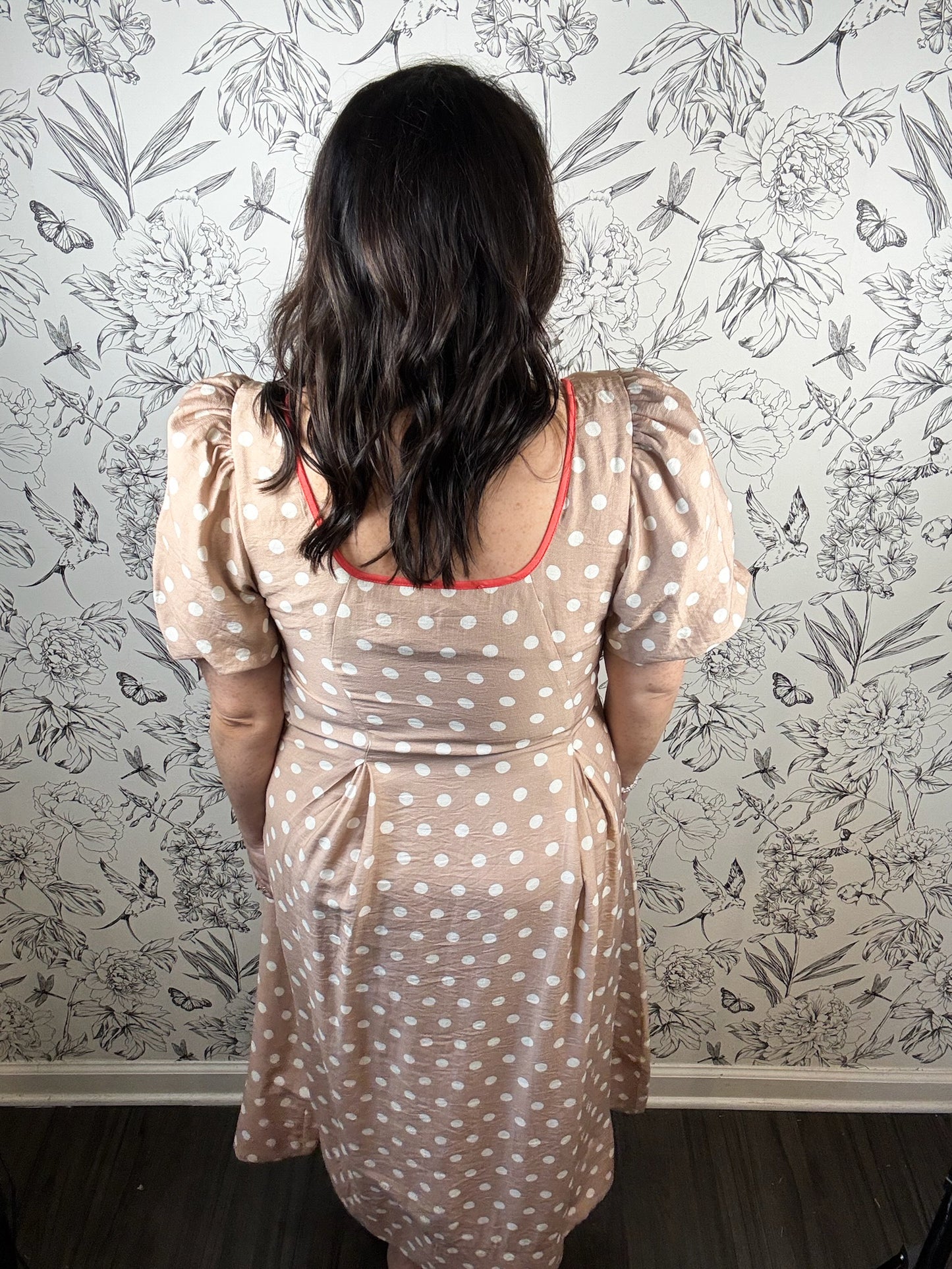 Dot and Dash Midi Dress