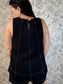 Onyx Stitch Halter Tank
