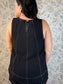 Onyx Stitch Halter Tank