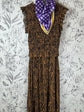 Tailgate Check Scarf in Purple & Gold