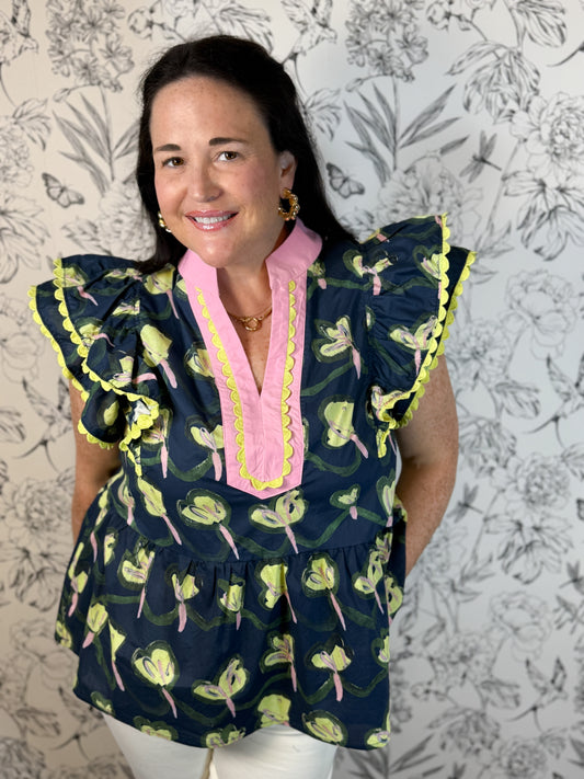 Blueberry Charm Blouse
