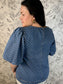 Indigo Dot Blouse
