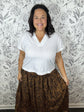 Roam Free Tiger Print Midi Skirt