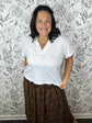 Roam Free Tiger Print Midi Skirt