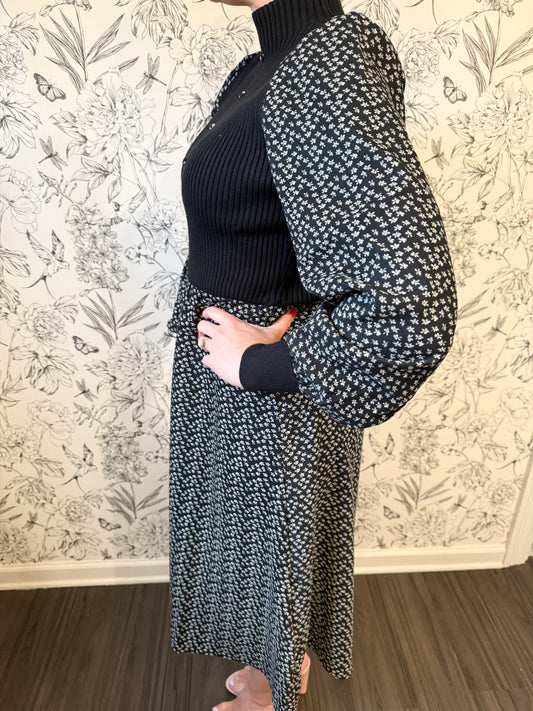 The Leanne Floral Midi - Best & Co. Boutique