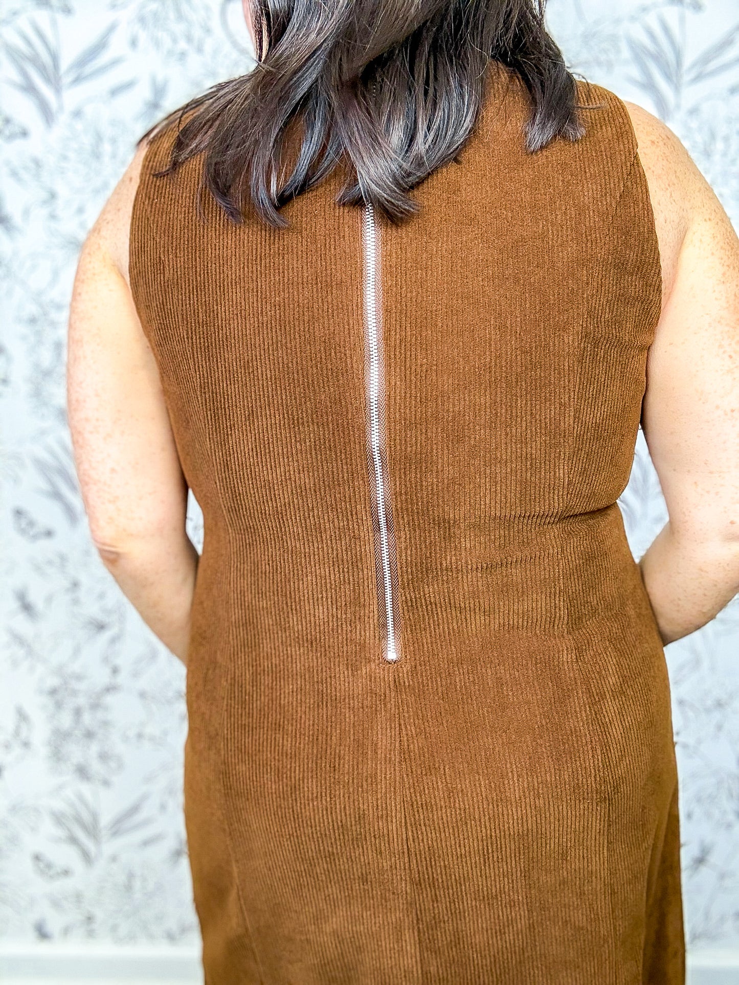 Nutmeg Corduroy Shift Dress