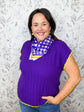 Game Time Knit | Purple & Gold