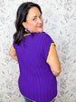 Game Time Knit | Purple & Gold