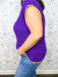 Game Time Knit | Purple & Gold