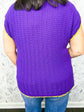 Game Time Knit | Purple & Gold