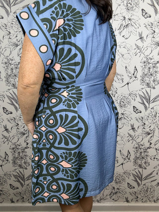 Soft Focus Pleated Dress