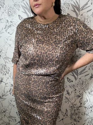 Sequin Wild Nights Pencil Skirt - Best & Co. Boutique