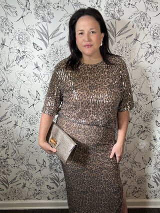 Sequin Wild Nights Pencil Skirt - Best & Co. Boutique