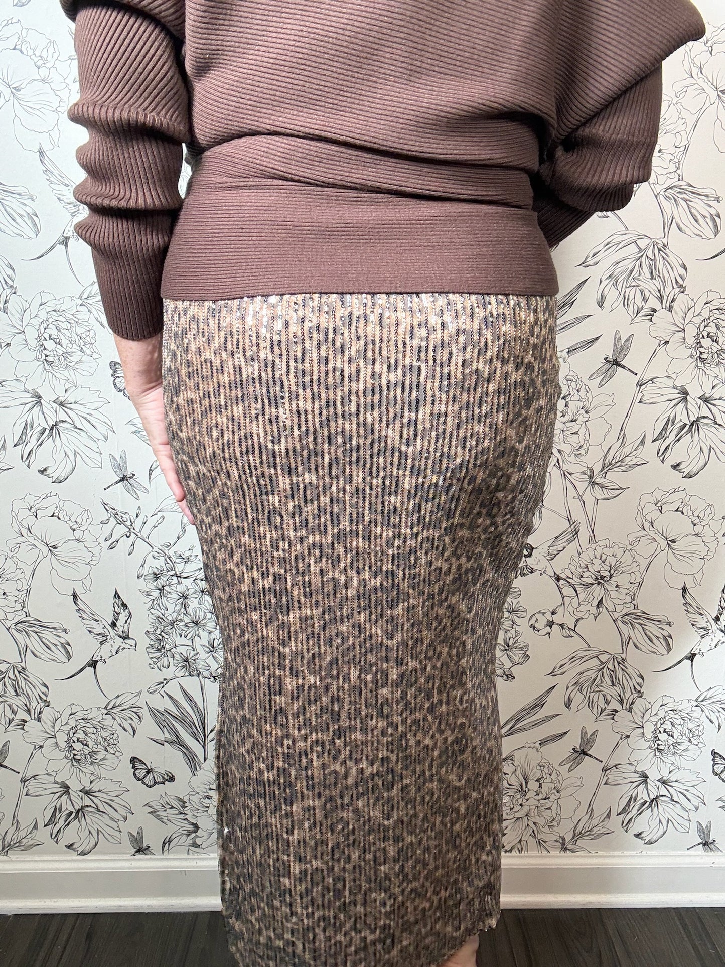 Sequin Wild Nights Pencil Skirt