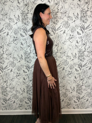 Brown Sugar Tulle Skirt - Best & Co. Boutique