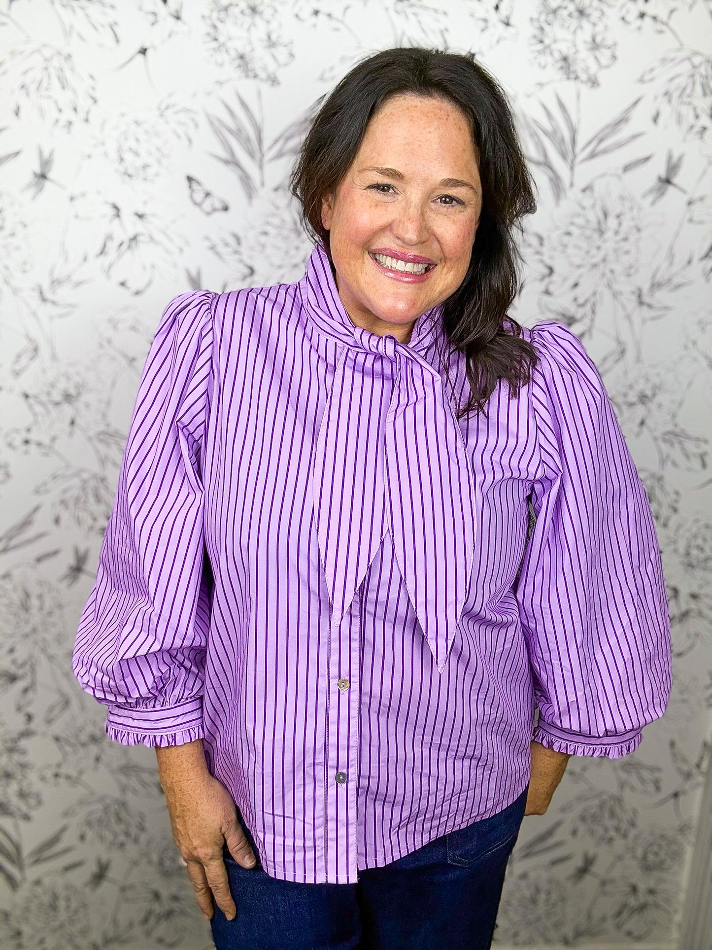 Pep Rally Stripe Blouse