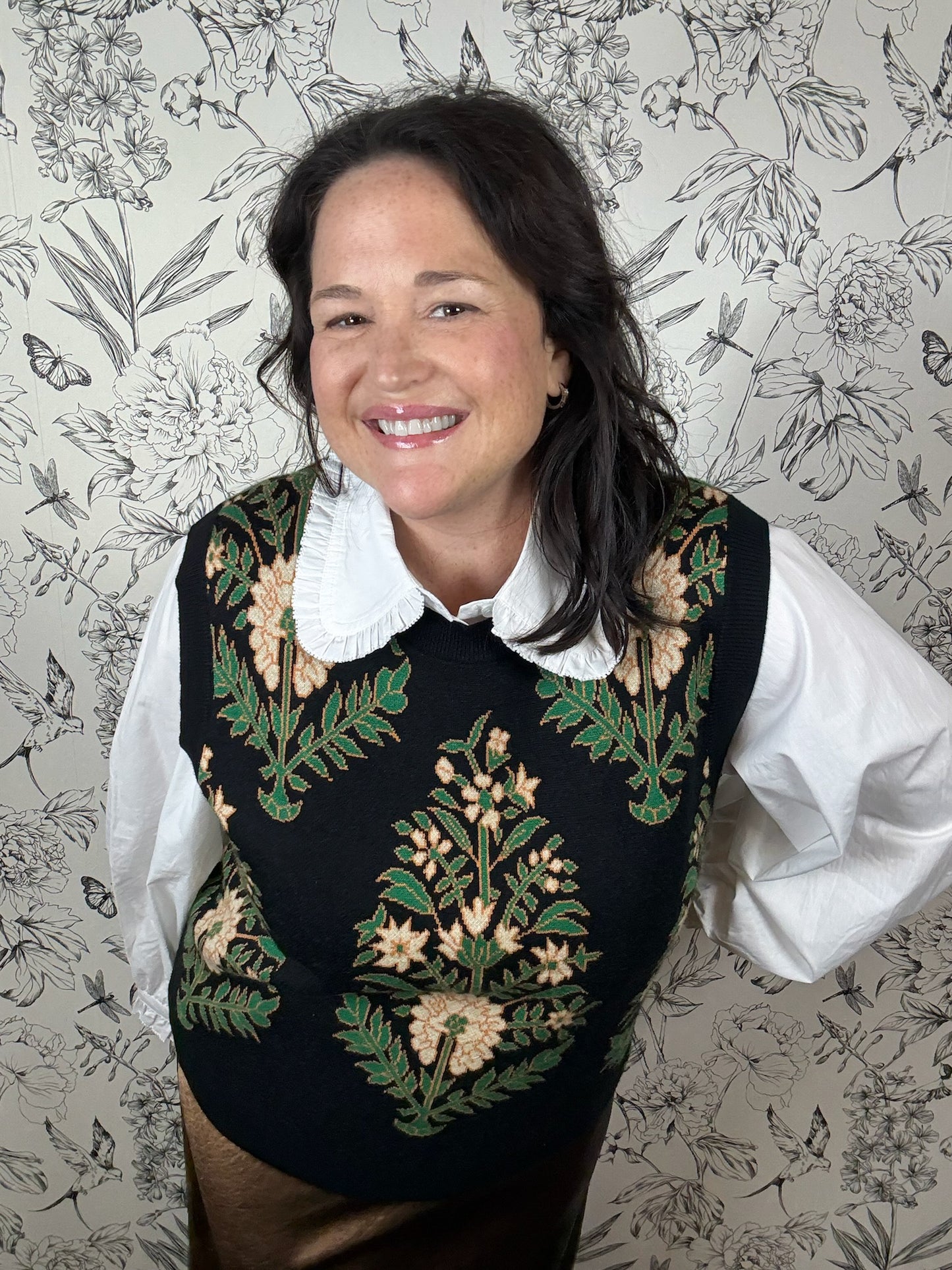 Layered in Bloom Vest