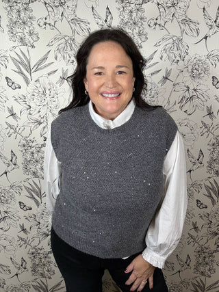 Celestial Shine Sequin Sweater - Best & Co. Boutique