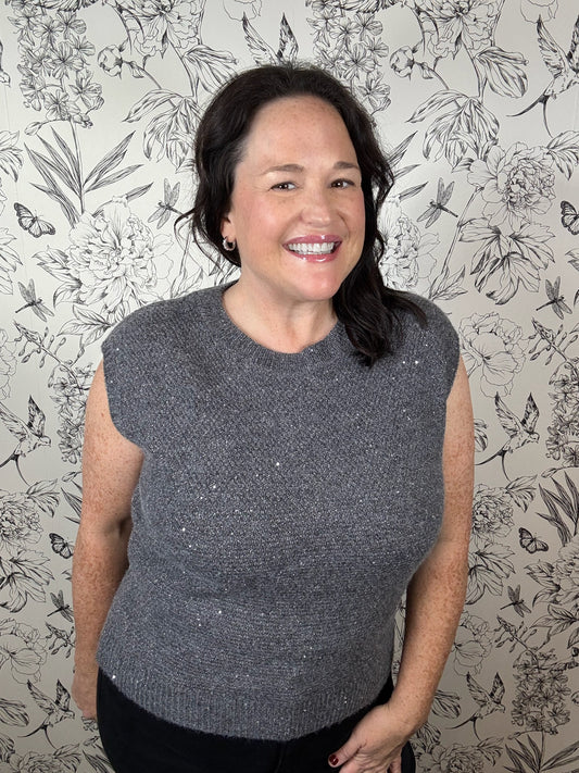 Celestial Shine Sequin Sweater